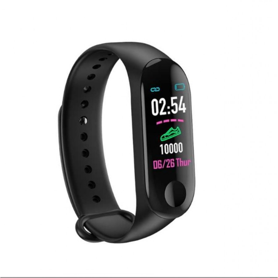Promo 1+1 Aparat de masurare puls, Oximetru pentru deget cu display, Pulsoximetru, Masurare Saturatie Oxigen, Pentru Deget + Bratara inteligenta M3 - Ingrijire Personala - reducerim.ro