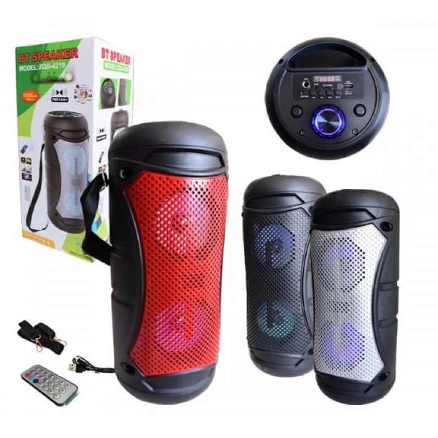 MEGA OFERTA!!!! Boxa Portabila ZQS-4219, cu Bluetooth, USB, Lumini LED COD 065MHM