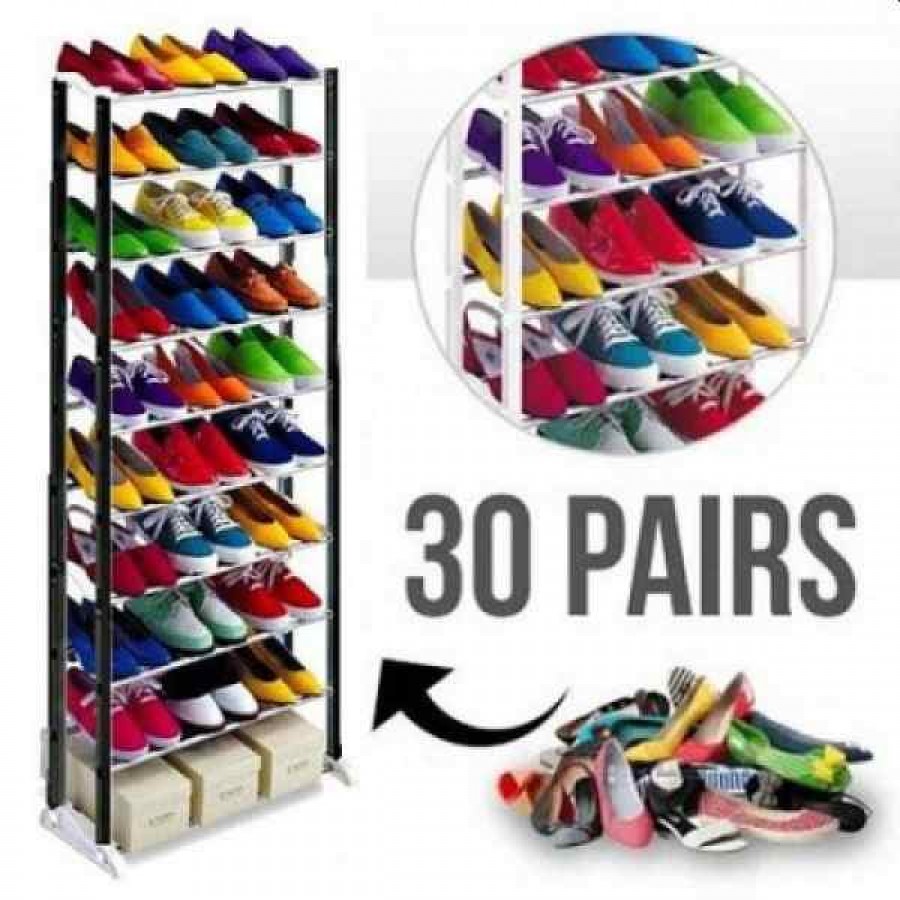 Etajera suport pentru incaltaminte Amazing Shoe Rack cu 10 rafturiCod 02800am122 - Casa si gradina - reducerim.ro