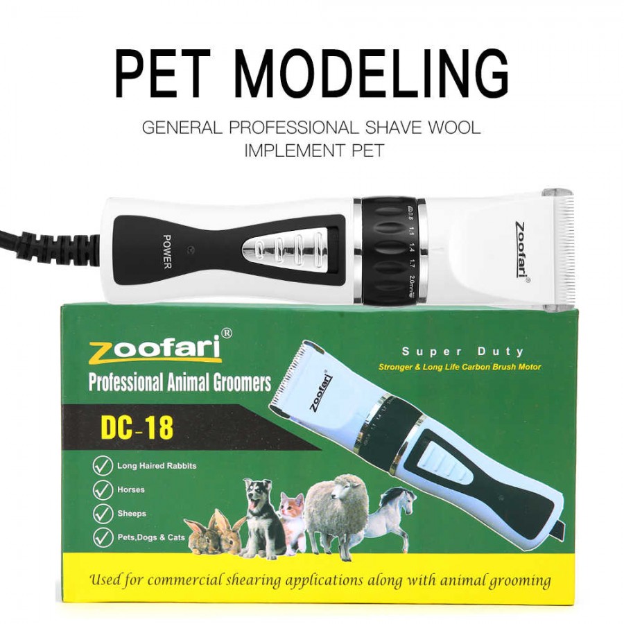 Pachet promo: Masina de tuns animale Zoofari DC-18 COD 050-202