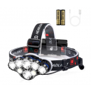 LANTERNA DE CAP PREMIUM CU 8 LED-URI, REZISTENTA LA APA COD 035Al - Iluminat - reducerim.ro