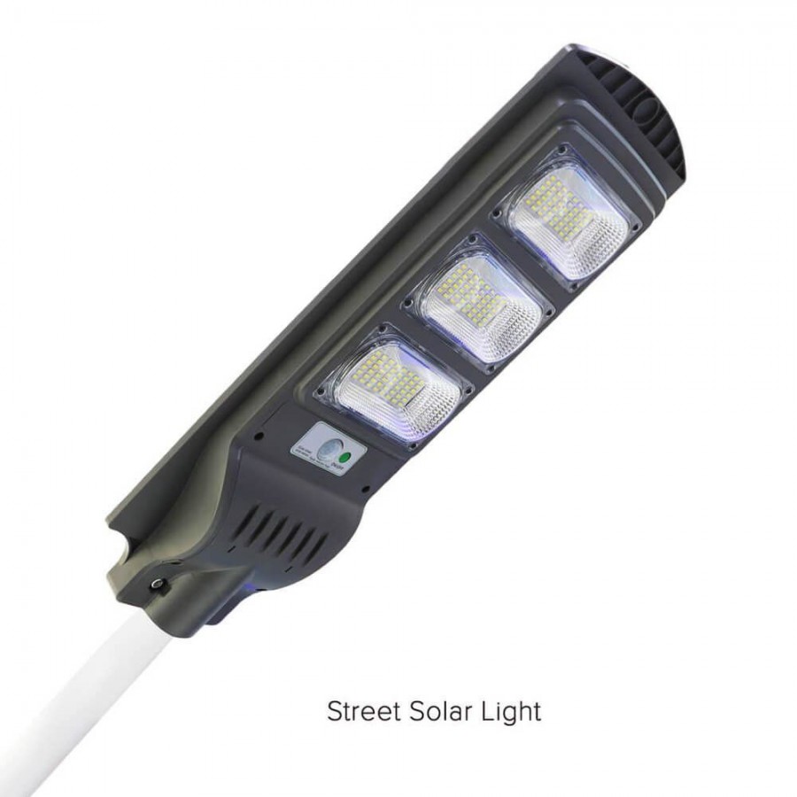 Lampa Solara LED 120w, 3 cadrane, cu Incarcare Solara Panou Fotovoltaic + Telecomanda si suport - Iluminat -reducerim.ro Lampa Solara LED 120w, 3 cadrane, cu Incarcare Solara Panou Fotovoltaic + Telecomanda si suport - Iluminat - reducerim.ro
