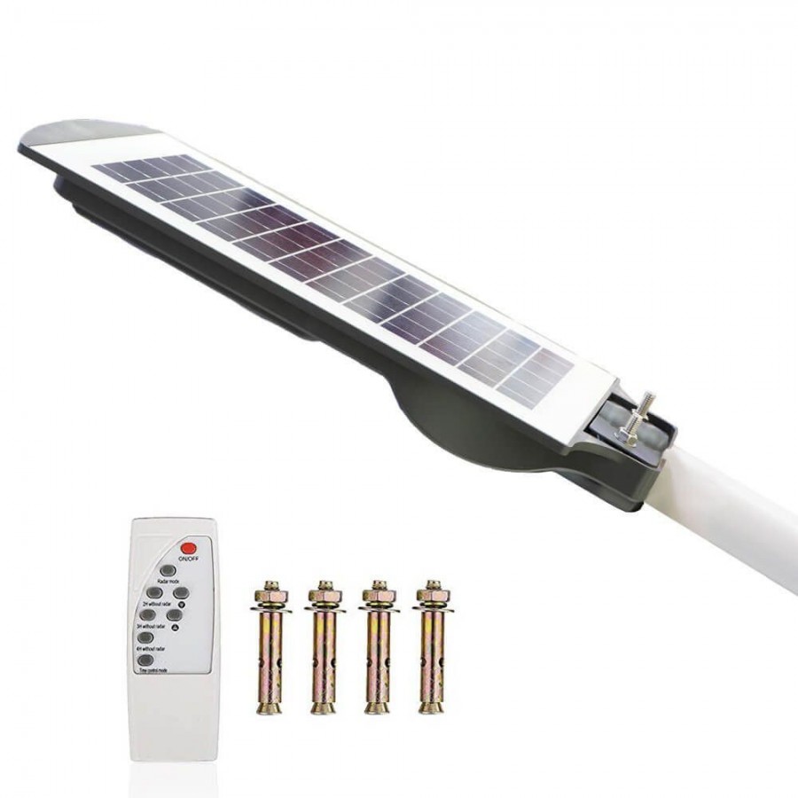 Lampa Solara LED 120w, 3 cadrane, cu Incarcare Solara Panou Fotovoltaic + Telecomanda si suport - Iluminat -reducerim.ro Lampa Solara LED 120w, 3 cadrane, cu Incarcare Solara Panou Fotovoltaic + Telecomanda si suport - Iluminat - reducerim.ro