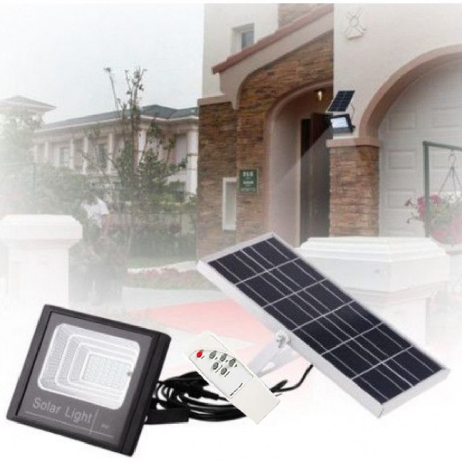 Panou Solar 100w, proiector si telecomanda incluse - Iluminat -reducerim.ro Panou Solar 100w, proiector si telecomanda incluse - Iluminat - reducerim.ro