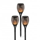 SET 3 LAMPI SOLARE CU EFECT DE FLACARA, 45.5 CM - Iluminat - reducerim.ro