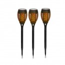 SET 3 LAMPI SOLARE CU EFECT DE FLACARA, 45.5 CM - Iluminat - reducerim.ro