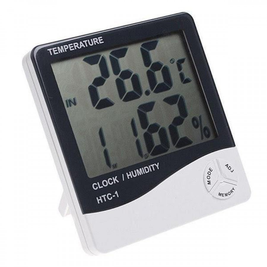 Termohigrometru digital 3 in 1 cu ceas, alarma, calendar - senzor de umiditate - Casa si gradina - reducerim.ro