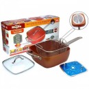 Tigaie multifunctionala patrata din cupru Square Pan - ELECTRONICE - reducerim.ro