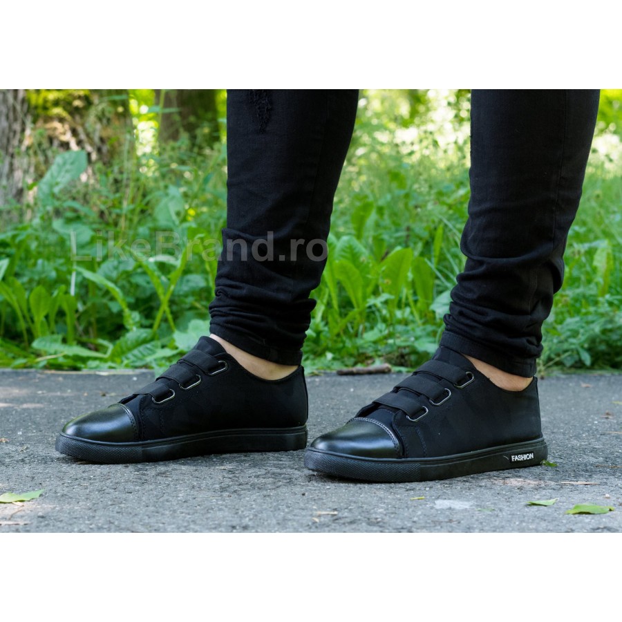 Pantofi Sport 6610 Bright Black R2/8/2 - Tenisi - reducerim.ro
