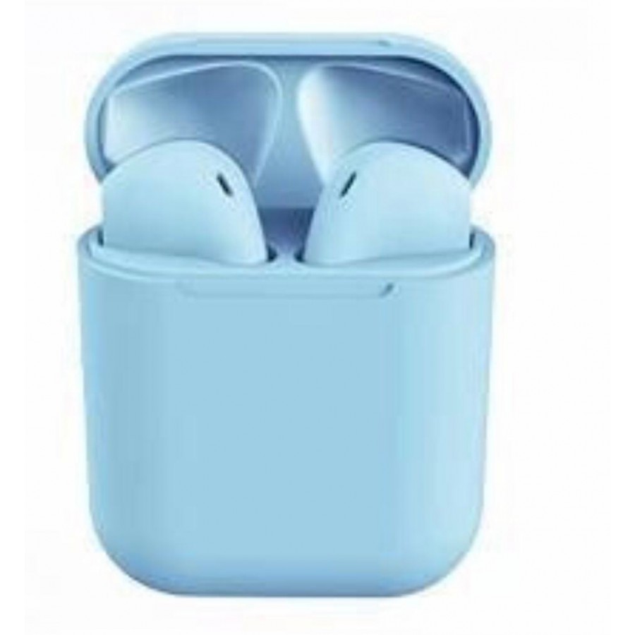 Casti Wireless InPods 12 EarBuds Bluetooth 5.0 Bass Boost pentru IOS si Android Albastru - Accesorii Telefoane -reducerim.ro Casti Wireless InPods 12 EarBuds Bluetooth 5.0 Bass Boost pentru IOS si Android Albastru - Accesorii Telefoane - reducerim.ro
