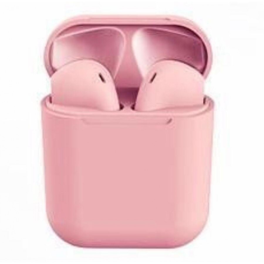 Casti Wireless InPods 12 EarBuds Bluetooth 5.0 Bass Boost pentru IOS si Android Roz - Accesorii Telefoane -reducerim.ro Casti Wireless InPods 12 EarBuds Bluetooth 5.0 Bass Boost pentru IOS si Android Roz - Accesorii Telefoane - reducerim.ro