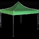 Cort IMPERMEABIL  pavilion pliabil 3m * 3m, structura metalica, culoare Verde - Corturi - reducerim.ro
