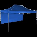 Cort IMPERMEABIL pavilion pliabil 3m * 4,5m, structura metalica, culoare ALBASTRU - Corturi - reducerim.ro