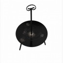 Gratar disc din otel,picioare detasabile,maner detasabil diametru 46 centimetri - ELECTRONICE - reducerim.ro