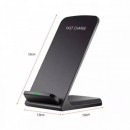 Incarcator wireless Quick Charge PlanetPhone, stand, universal, fast charge, Negru - Accesorii Telefoane - reducerim.ro
