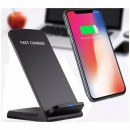 Incarcator wireless Quick Charge PlanetPhone, stand, universal, fast charge, Negru - Accesorii Telefoane - reducerim.ro