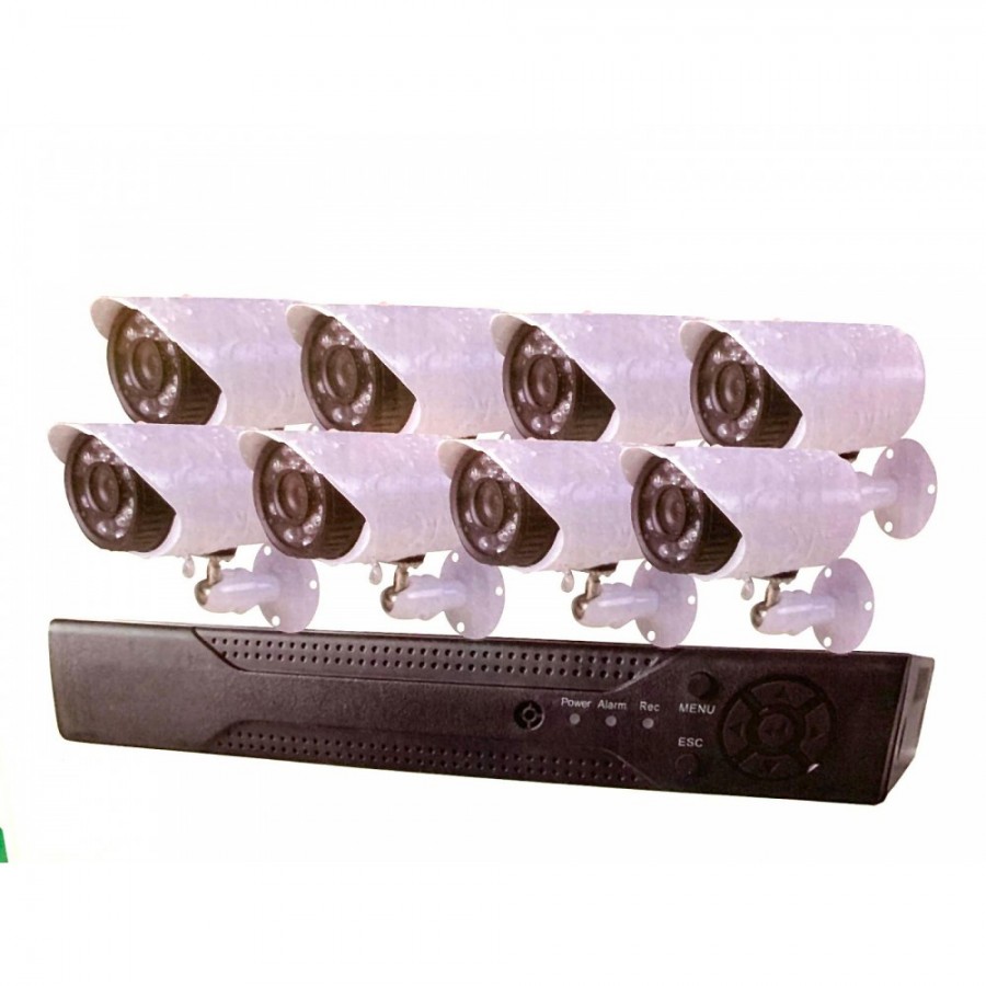 Kit de supraveghere HD 8 camere - Camere de supraveghere -reducerim.ro Kit de supraveghere HD 8 camere - Camere de supraveghere - reducerim.ro