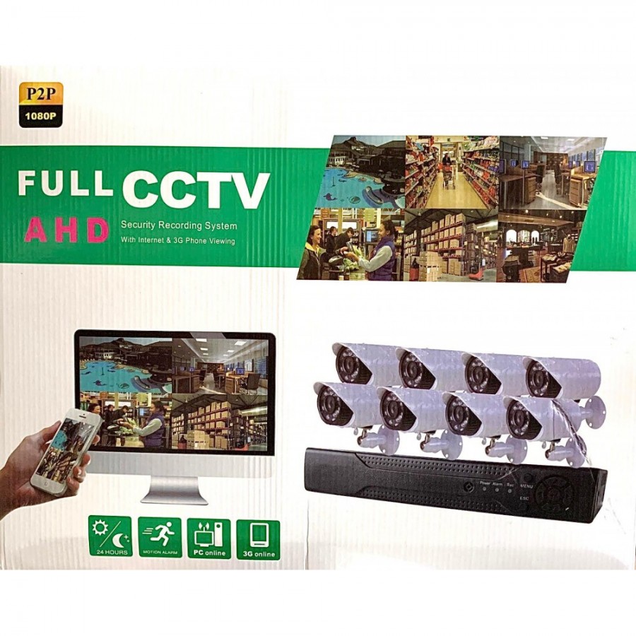Kit de supraveghere HD 8 camere - Camere de supraveghere -reducerim.ro Kit de supraveghere HD 8 camere - Camere de supraveghere - reducerim.ro