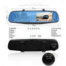 Oglinda retrovizoare cu camera HD 1080P, DVR auto, cu microfon si difuzor incorporate + camera suplimentara marsarier - Auto-Moto - reducerim.ro
