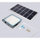 Panou cu proiector solar 100 W, cu LED-uri puternice, telecomanda cu functii multiple, accesorii de fixare incluse - Iluminat - reducerim.ro