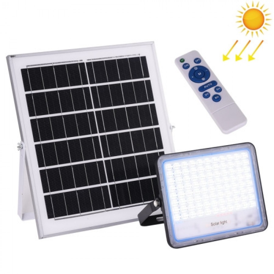 Panou cu proiector solar60 W, cu LED-uri puternice, telecomanda cu functii multiple, accesorii de fixare incluse - Iluminat - reducerim.ro