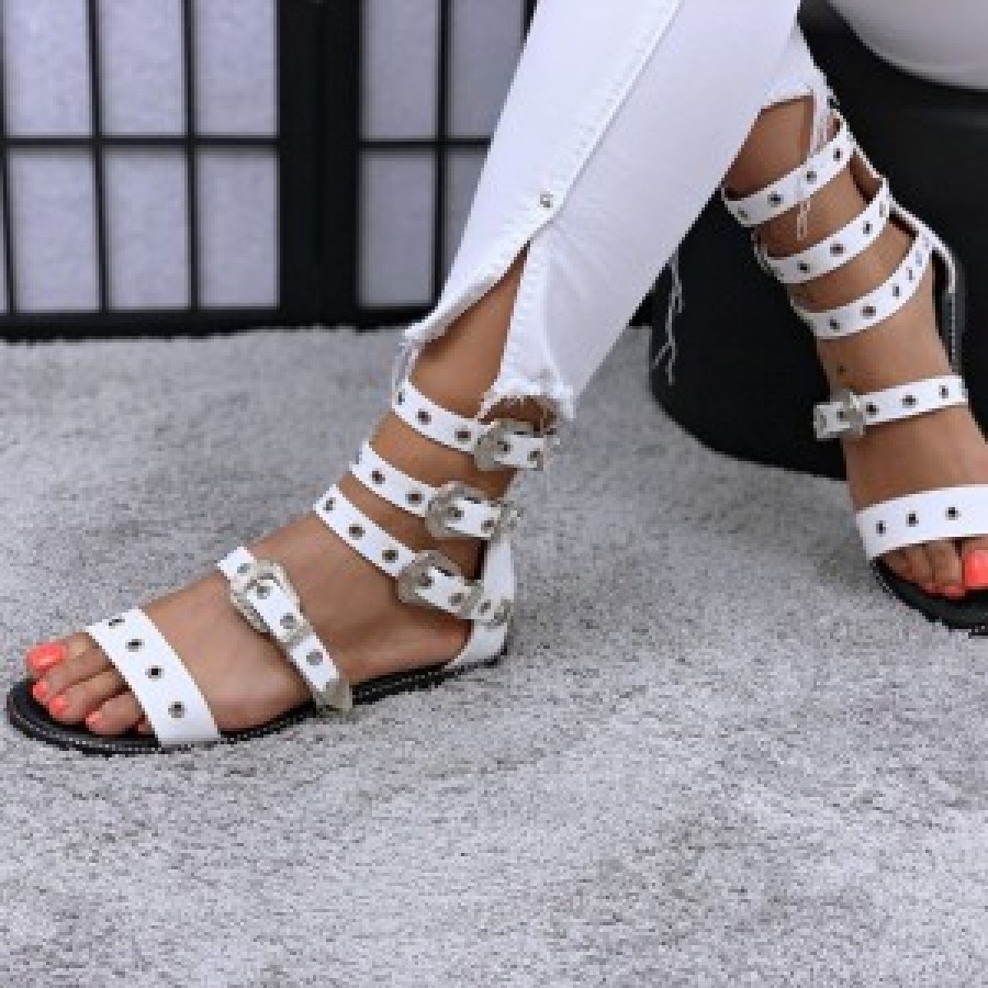 Sandale FD31 White P3 - Sandale - reducerim.ro