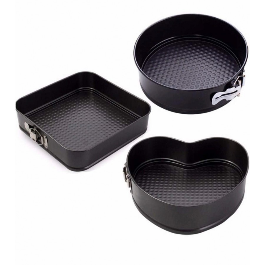 Set 3 forme pentru torturi si prajituri cu forme si diametre diferite - Bucatarie -reducerim.ro Set 3 forme pentru torturi si prajituri cu forme si diametre diferite - Bucatarie - reducerim.ro