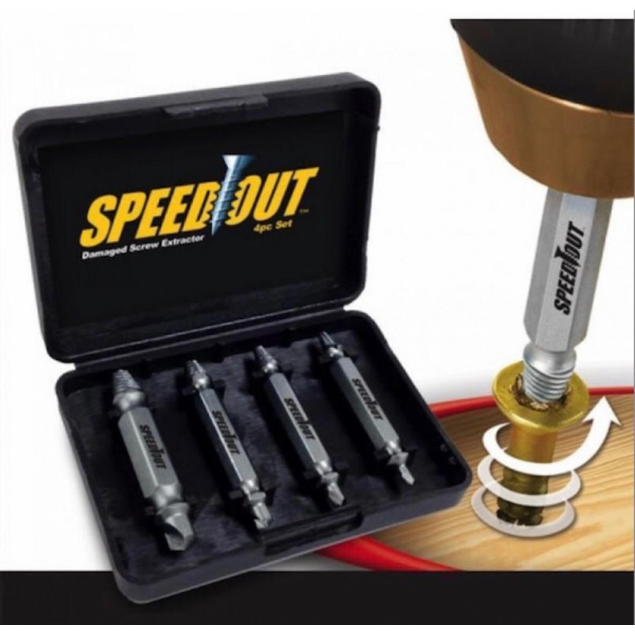 Set 4 burghie extractoare pentru suruburi rupte - Bucatarie - reducerim.ro