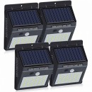SET 4 Lampi Solare cu 30 LED,senzor de miscare si senzor de lumina - ELECTRONICE - reducerim.ro