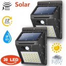 Set 6 lampi solar cu 30 led , senzor de miscare si senzor de lumina 3 moduri de iluminare - Casa si gradina - reducerim.ro
