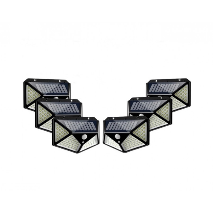SET 6 LAMPI SOLARE 100 LED SI SENZOR MISCARE - ELECTRONICE -reducerim.ro SET 6 LAMPI SOLARE 100 LED SI SENZOR MISCARE - ELECTRONICE - reducerim.ro