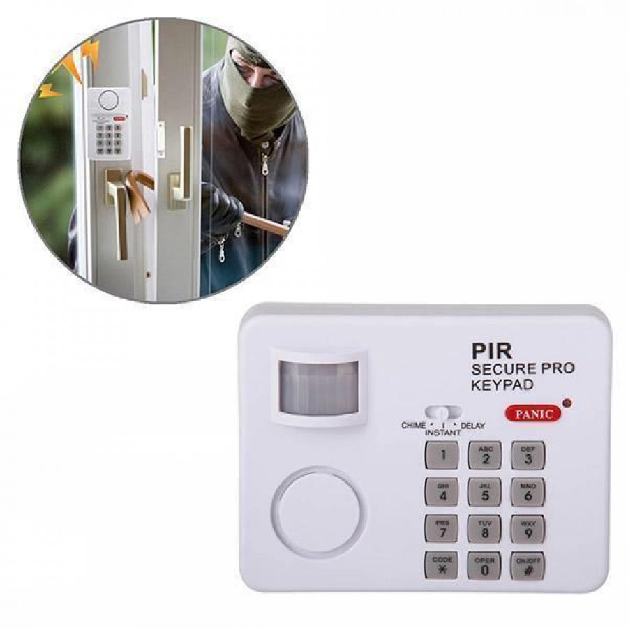 Alarma wireless cu senzor de miscare si cod de blocare / deblocare - ELECTRONICE -reducerim.ro Alarma wireless cu senzor de miscare si cod de blocare / deblocare - ELECTRONICE - reducerim.ro