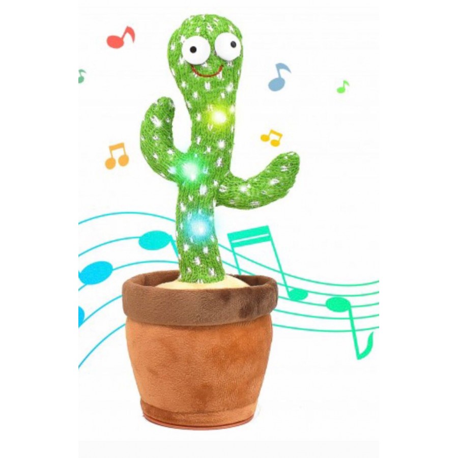Cactus dansator și vorbitor,jucărie de plus,COD:035Z - PRODUSE NOI - reducerim.ro