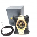 Ceas Ferrari Gold-Black+ Bratara Cadou - Ceasuri - reducerim.ro
