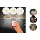 Corp de iluminat wireless, cu 3 LED-uri și telecomandă - Panouri solare -reducerim.ro Corp de iluminat wireless, cu 3 LED-uri și telecomandă - Panouri solare - reducerim.ro