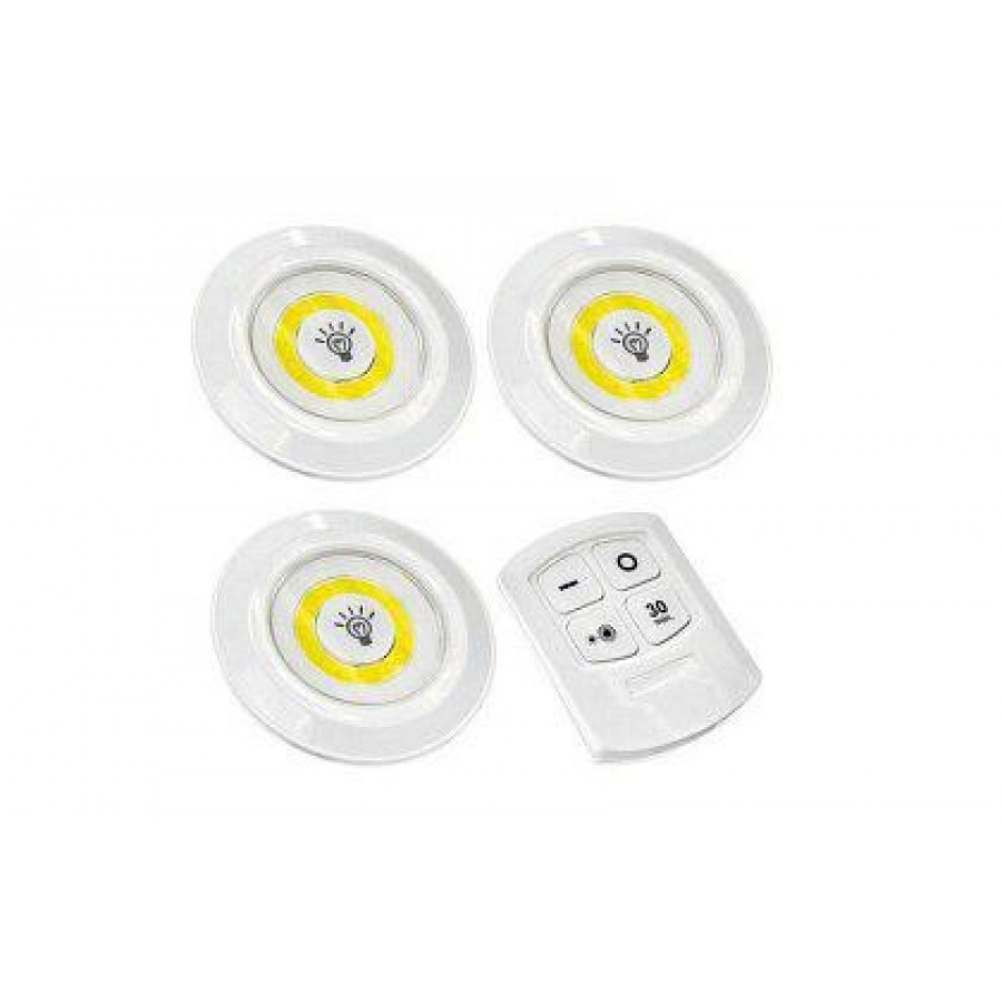 Corp de iluminat wireless, cu 3 LED-uri și telecomandă - Panouri solare -reducerim.ro Corp de iluminat wireless, cu 3 LED-uri și telecomandă - Panouri solare - reducerim.ro
