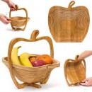 Cos de fructe pliabil din bambus, in forma de mar - Bucatarie -reducerim.ro Cos de fructe pliabil din bambus, in forma de mar - Bucatarie - reducerim.ro