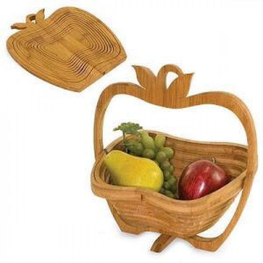Cos de fructe pliabil din bambus, in forma de mar - Bucatarie -reducerim.ro Cos de fructe pliabil din bambus, in forma de mar - Bucatarie - reducerim.ro