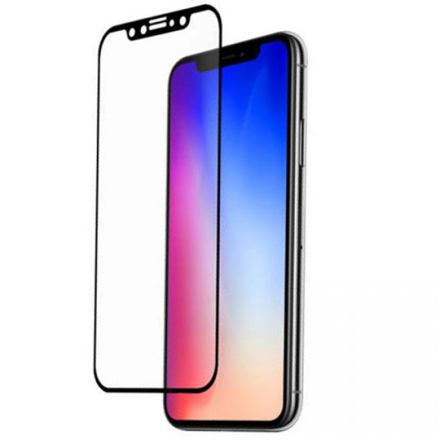 Folie sticla securizata iPhone XR 3D Black - Accesorii Telefoane - reducerim.ro