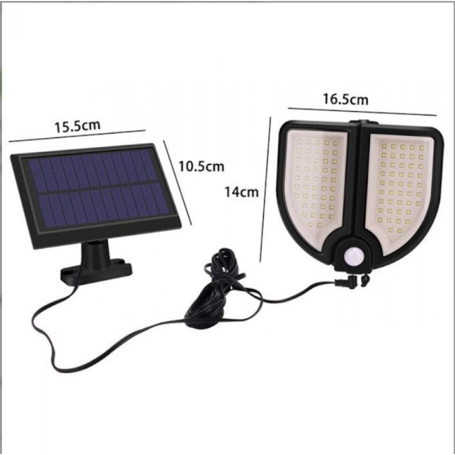 Lampa solara 90 LED, senzor de miscare, telecomanda - Panouri solare -reducerim.ro Lampa solara 90 LED, senzor de miscare, telecomanda - Panouri solare - reducerim.ro