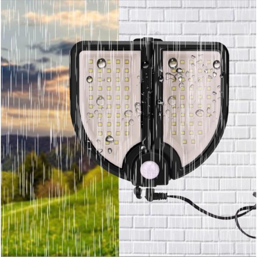 Lampa solara 90 LED, senzor de miscare, telecomanda - Panouri solare -reducerim.ro Lampa solara 90 LED, senzor de miscare, telecomanda - Panouri solare - reducerim.ro