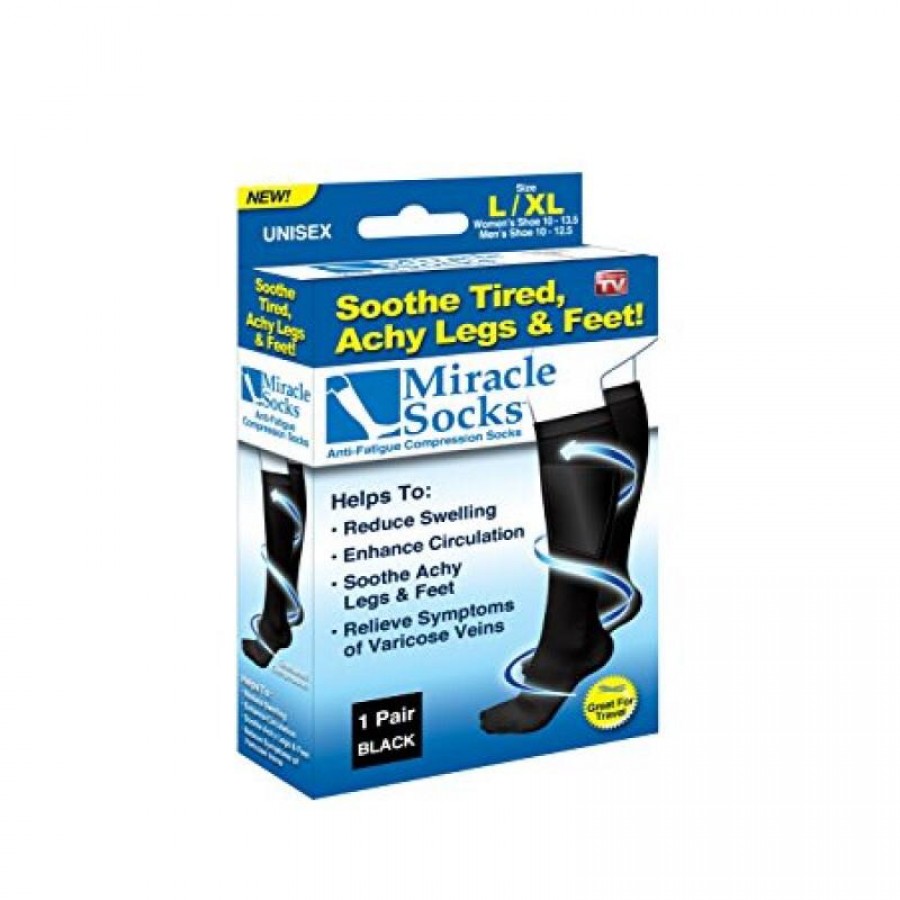 Miracle Socks - Șosete medicale de compresie - 1 pereche - Sanatate&Frumusete -reducerim.ro Miracle Socks - Șosete medicale de compresie - 1 pereche - Sanatate&Frumusete - reducerim.ro