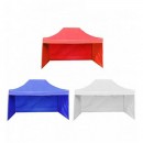 Pavilion pliabil sistem acordeon de gradina 2.5 x 2.5m cu 3 pereti - Casa si gradina - reducerim.ro