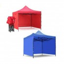 Pavilion pliabil sistem acordeon de gradina 2.5 x 2.5m cu 3 pereti - Casa si gradina - reducerim.ro