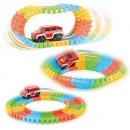 SET Pista flexibila pentru curse masinute Magic Tracks + Numaratoare interactiva din lemn - Cadouri - reducerim.ro