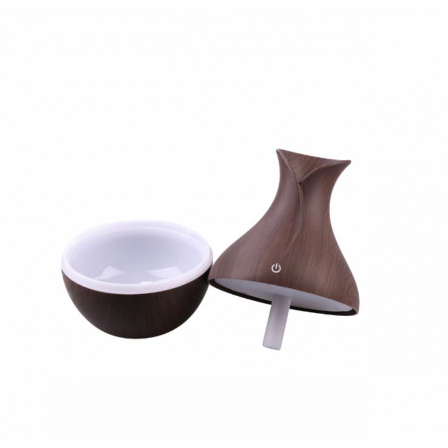 Difuzor uleiuri esentiale Aromaterapie cu ultrasunete si Umidificator cu led - Dispozitive De Aromaterapie - reducerim.ro