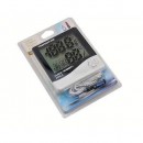 Termometru cu afisaj digital, ceas si senzor de exterior - HTC-2 - Electronice&Climatizare - reducerim.ro