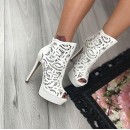 Sandale K1L9848-11 White P2 - Sandale Toc - reducerim.ro