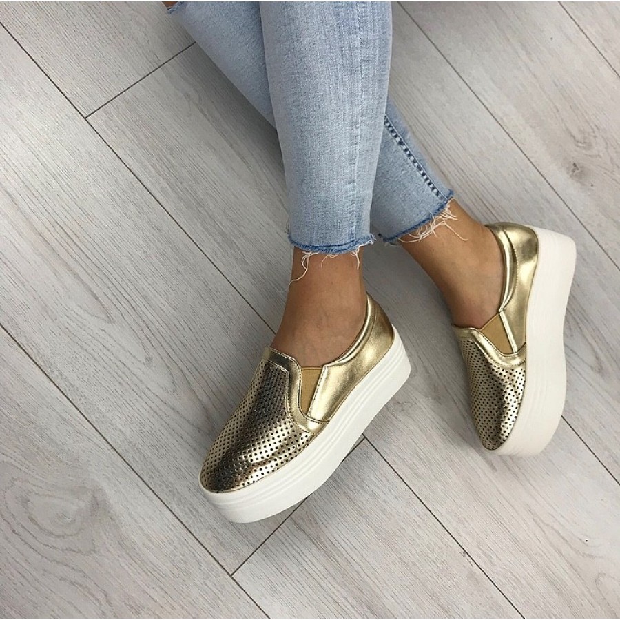 Pantofi casual JY02 Gold P3 - Pantofi casual - reducerim.ro