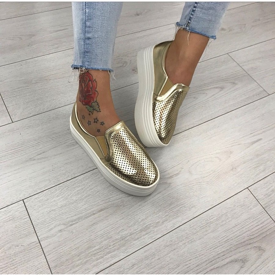 Pantofi casual JY02 Gold P3 - Pantofi casual - reducerim.ro